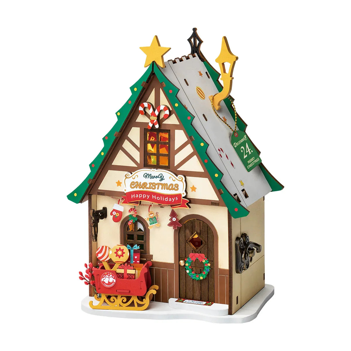 DIY Miniature House | Twinkling Christmas House