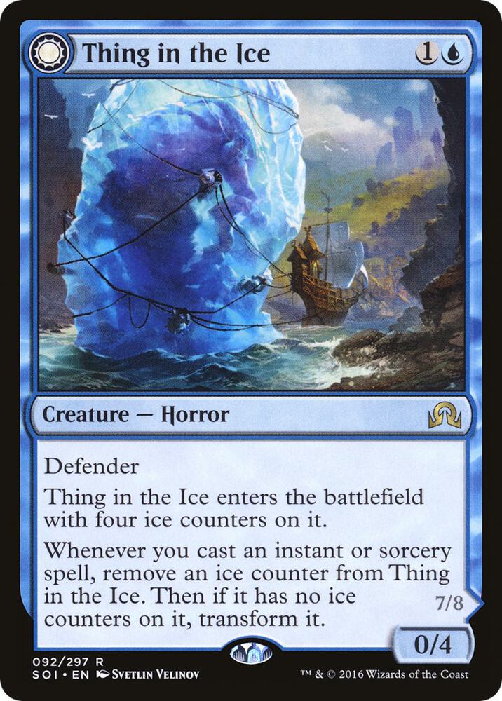Thing in the Ice / Awoken Horror - Blue Infinity Flux Thing in the Ice / Awoken Horror - Blue Infinity Flux