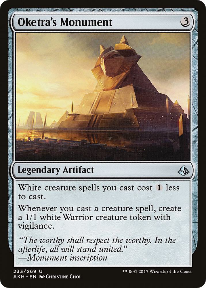 Oketra's Monument - Artifact