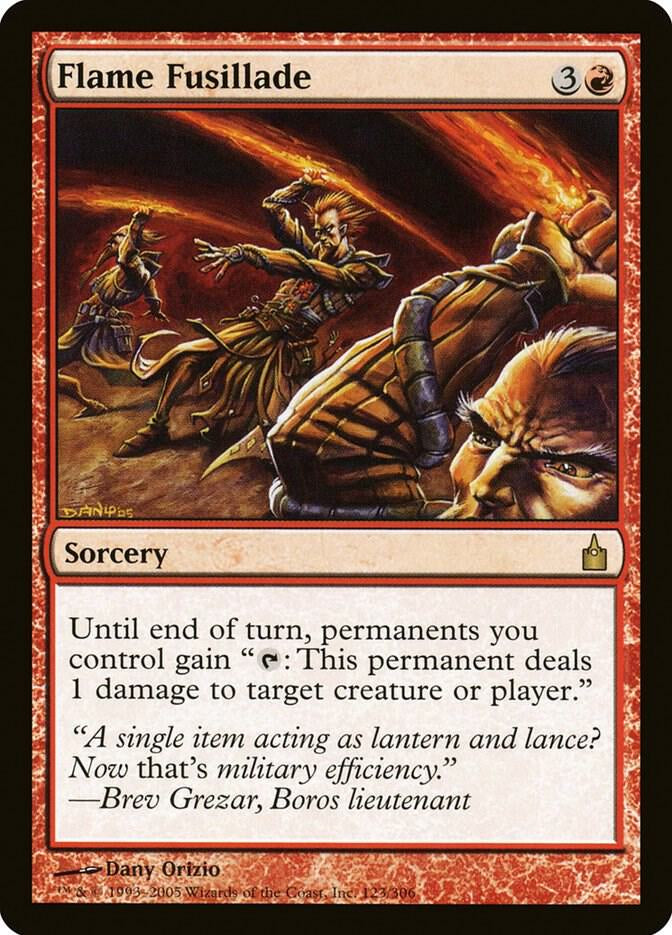 Flame Fusillade - Red