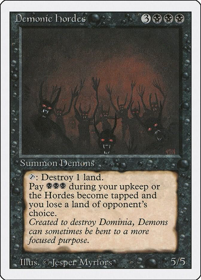 Demonic Hordes - Black