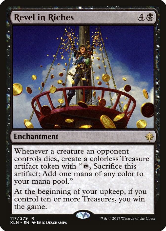 black treasure cards mtg Revel in Riches