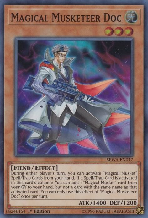 YuGiOh Spirit Warriors Magical Musketeer Doc SPWA-EN017 YuGiOh Spirit Warriors Magical Musketeer Doc SPWA-EN017