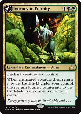Journey to Eternity - Black/Green / Atzal, Cave of Eternity Side - Land