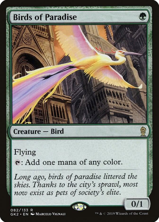 Birds of Paradise - Green