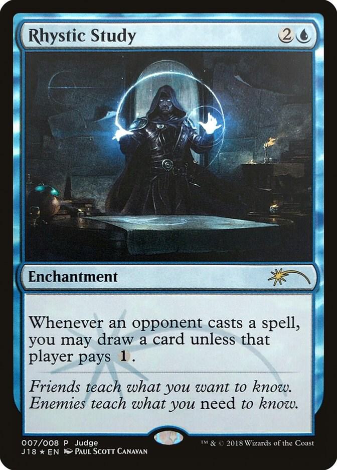 MTG Prophecy Rhystic Study