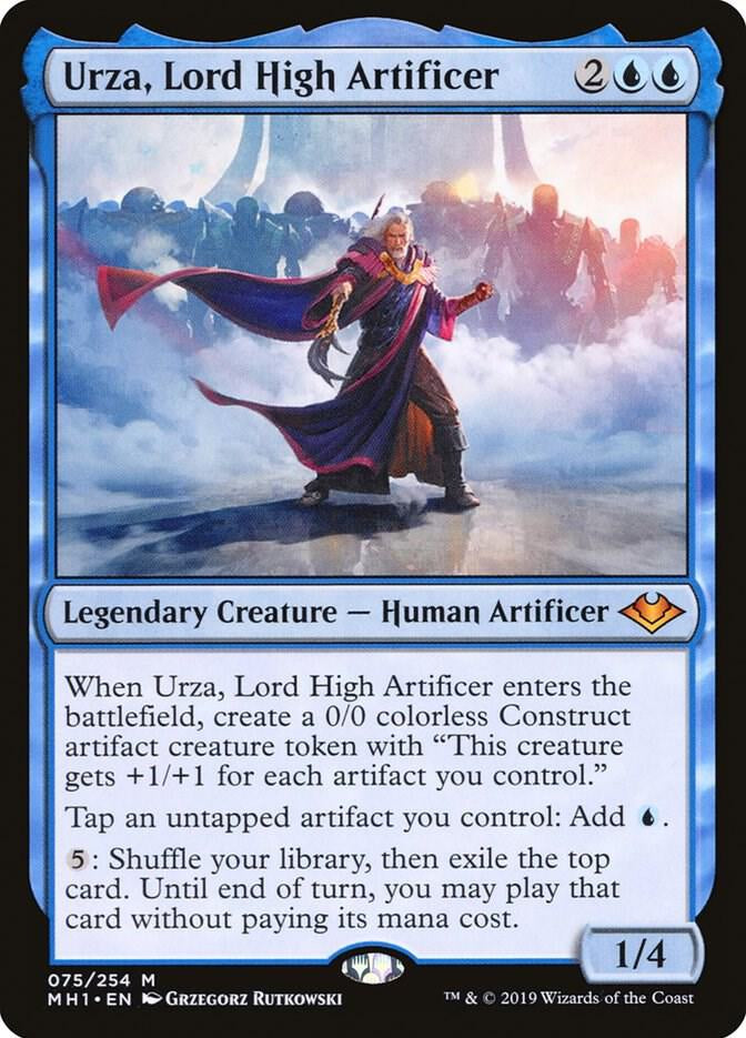 Urza, Lord High Artificer - Blue