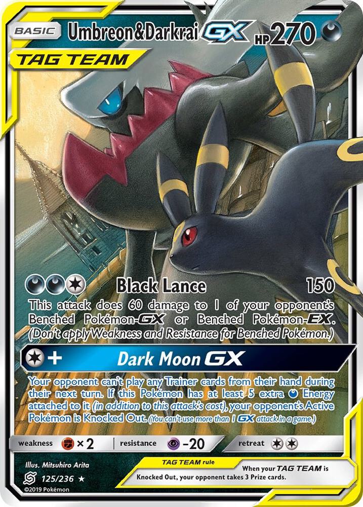 Umbreon & Darkrai GX - Darkness - Tag Team