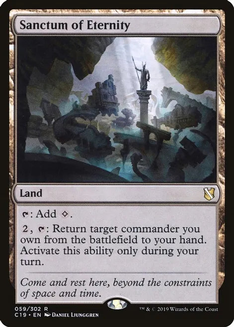 MtG Commander 2019 Rare Sanctum of Eternity #59