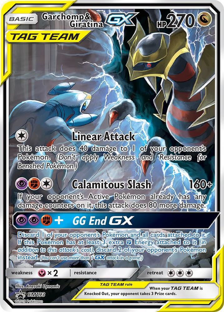 Garchomp & Giratina GX - Dragon - Tag Team Infinity Flux Garchomp & Giratina GX - Dragon - Tag Team Infinity Flux