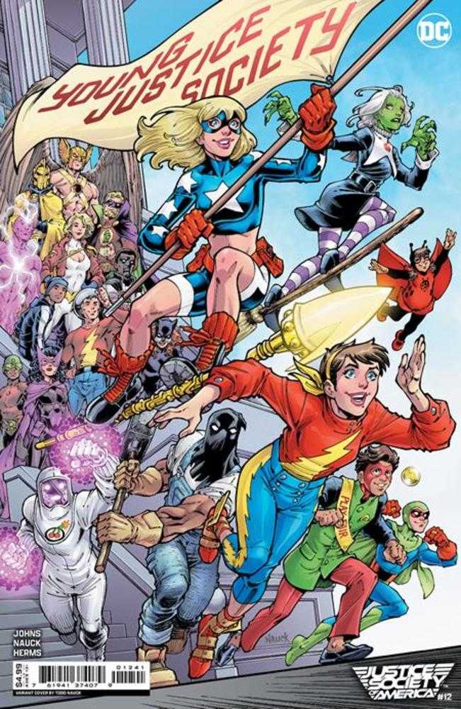 hauck infinity Justice Society Of America #12 (Of 12) Cover C Todd Nauck Card Stock V –  Infinity Flux