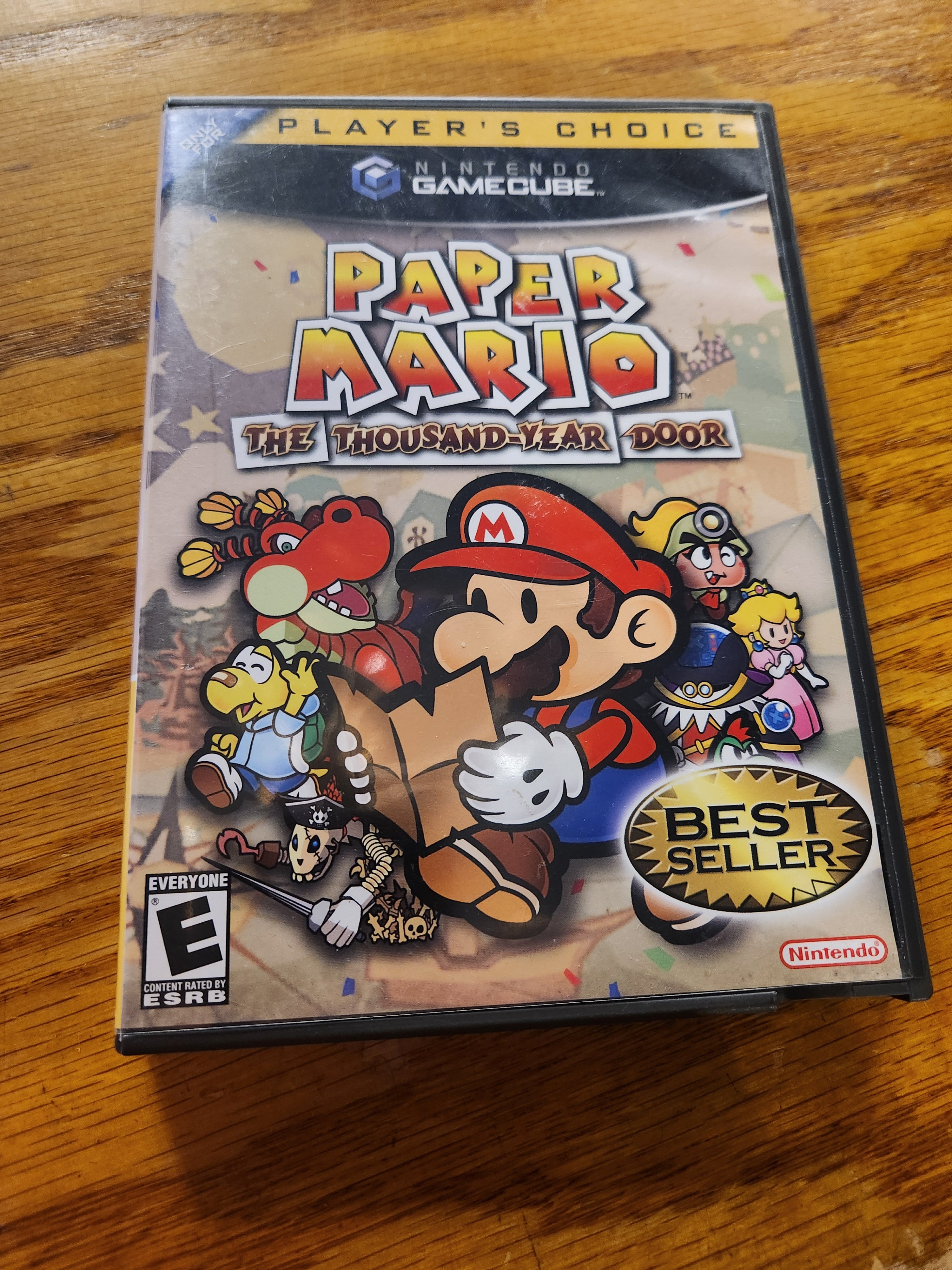 Paper Mario Thousand Year Door for hotsell Nintendo GameCube Disc Only