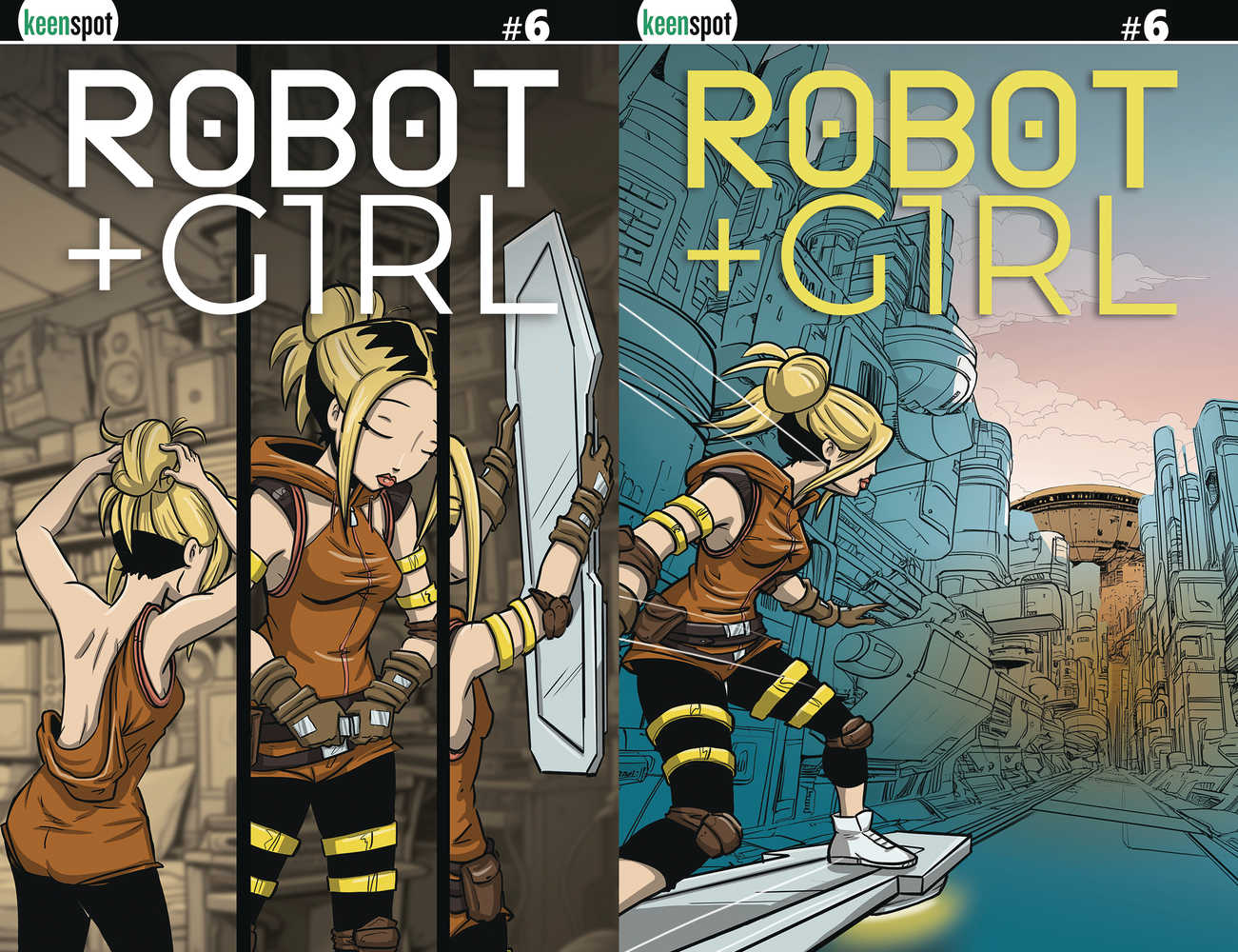 Robot + Girl #6 Cover C Mike White Holofoil Flip