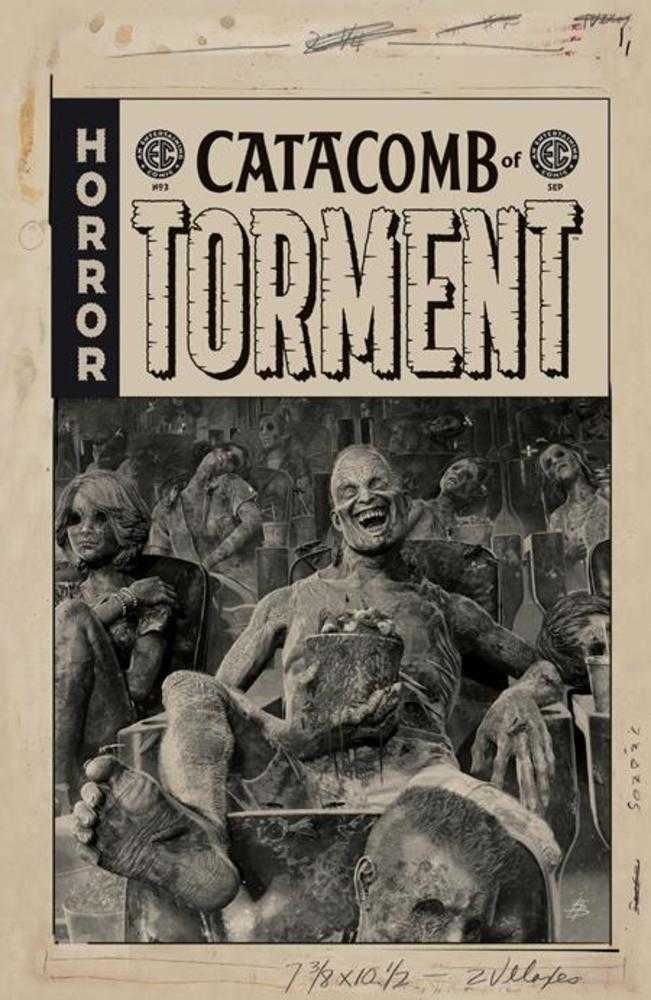 EC Catacomb Of Torment #3 1:20 Cover D Inc Bjorn Barends Black & White Artist Edition Variant