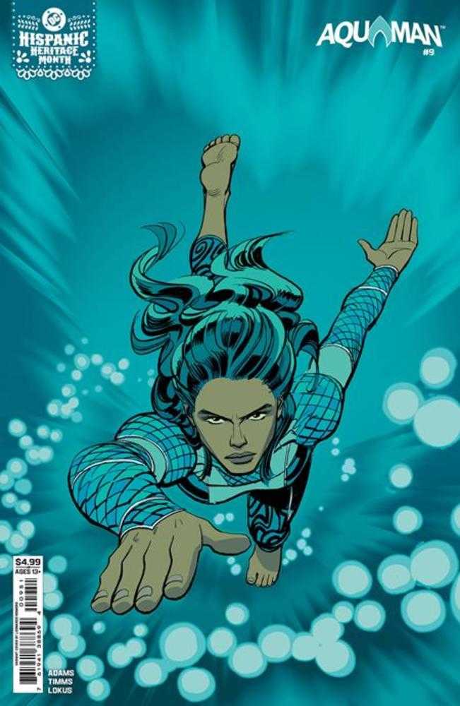 Aquaman #9 Cover E Leonardo Romero Hispanic Heritage Month