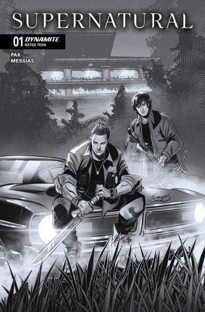 Supernatural #1 1:10 Cover J Eder Messias Line Art Variant