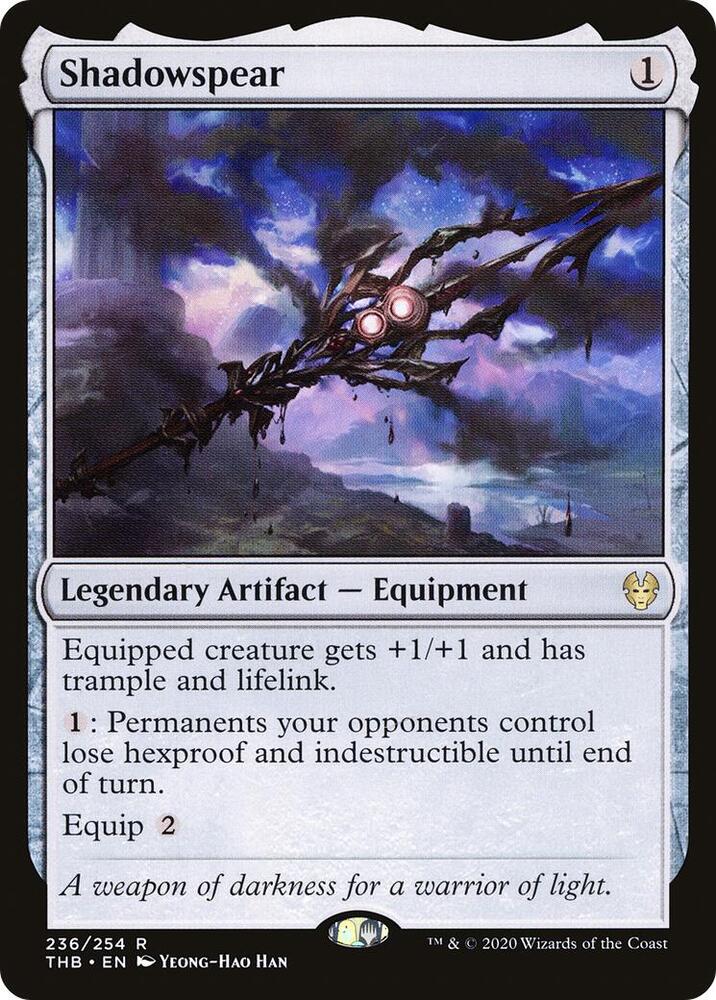 cards with trample and lifelink mtg Shadowspear