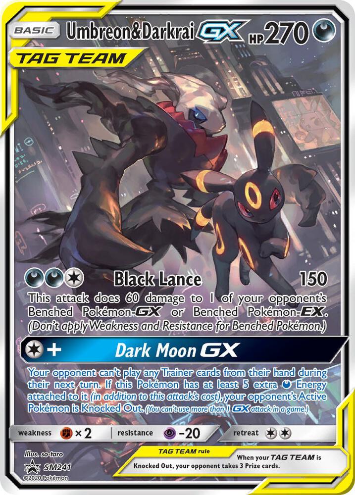 Umbreon & Darkrai GX - Darkness - Tag Team Infinity Flux Umbreon & Darkrai GX - Darkness - Tag Team Infinity Flux