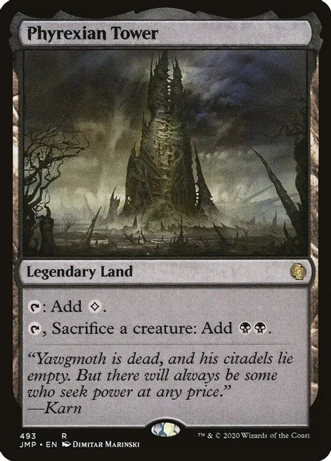 Phyrexian Tower - Legendary Land – Infinity Flux