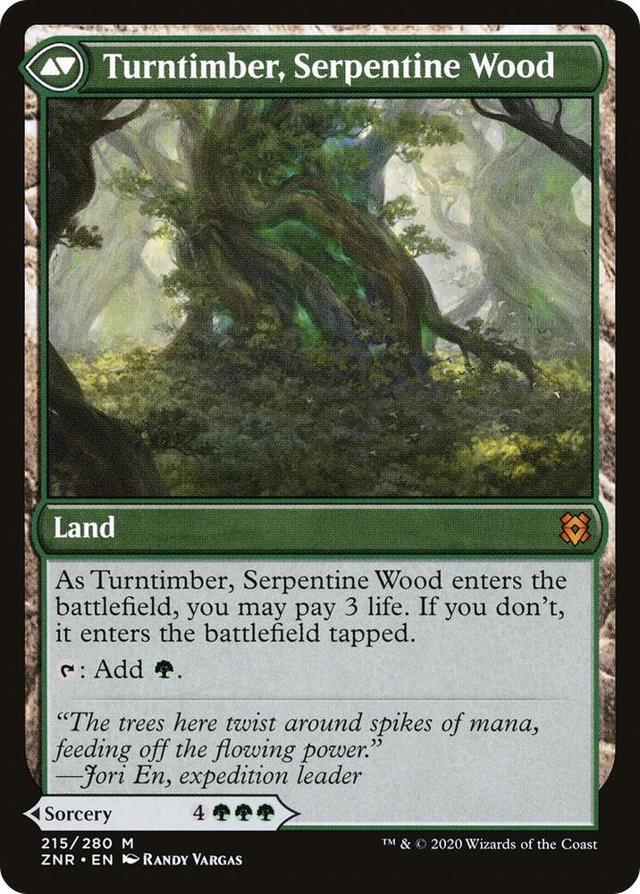Turntimber Symbiosis / Serpentine Wood - Green