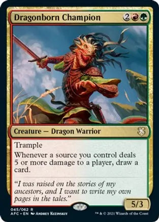Dragonborn Champion - Red/Green