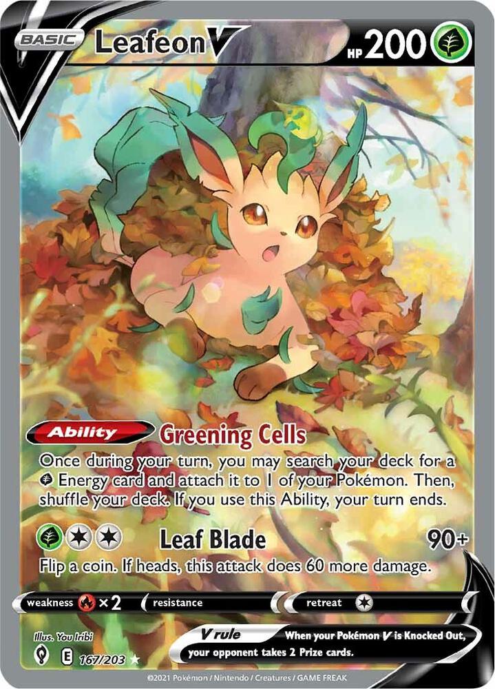 Leafeon V - Grass Infinity Flux Leafeon V - Grass Infinity Flux