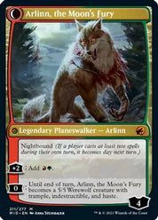 Arlinn, the Pack's Hope / Arlinn, the Moon's Fury - Red/Green