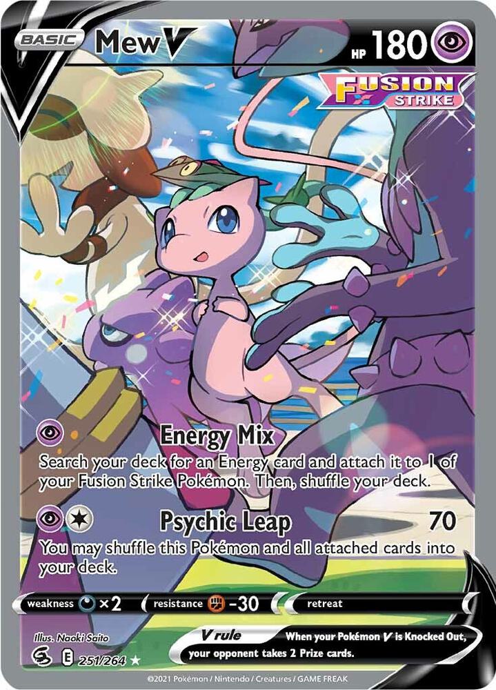 Mew V - Psychic Infinity Flux Mew V - Psychic Infinity Flux