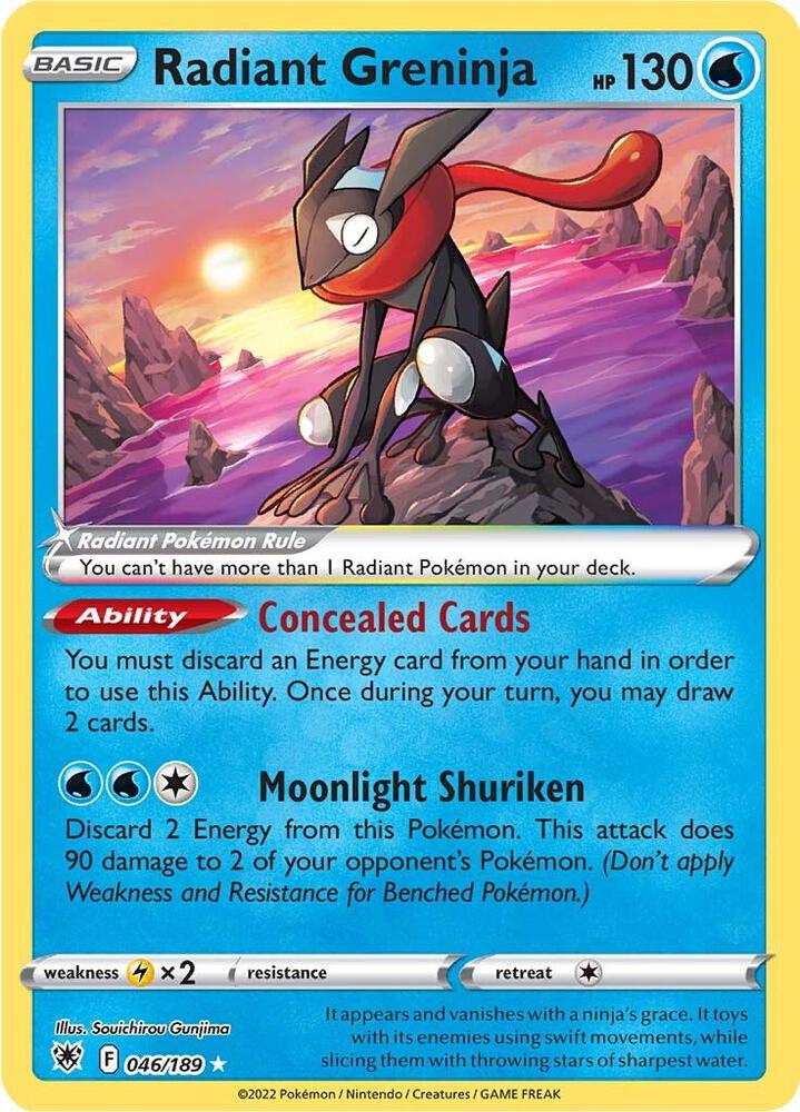 Radiant Greninja - Water Infinity Flux Radiant Greninja - Water Infinity Flux