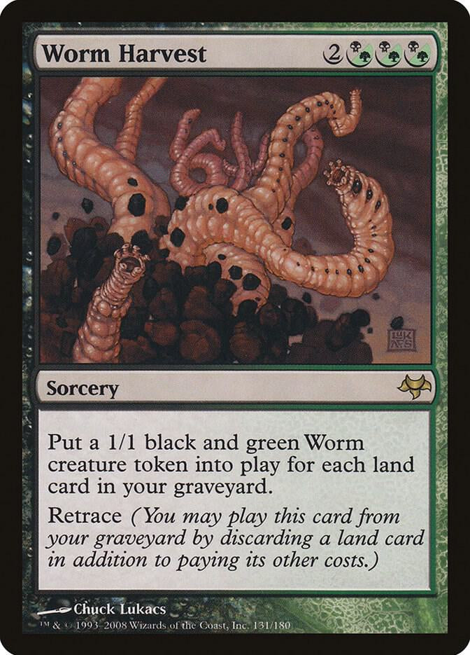 Worm Harvest - Black/Green
