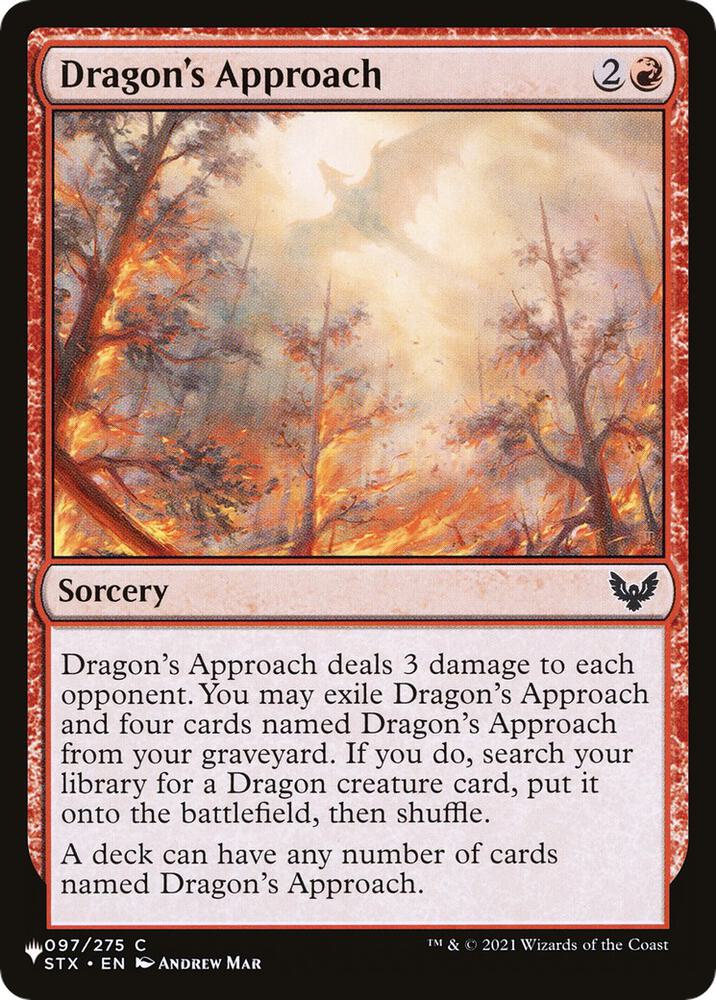 Dragon's Approach - Red - Staple