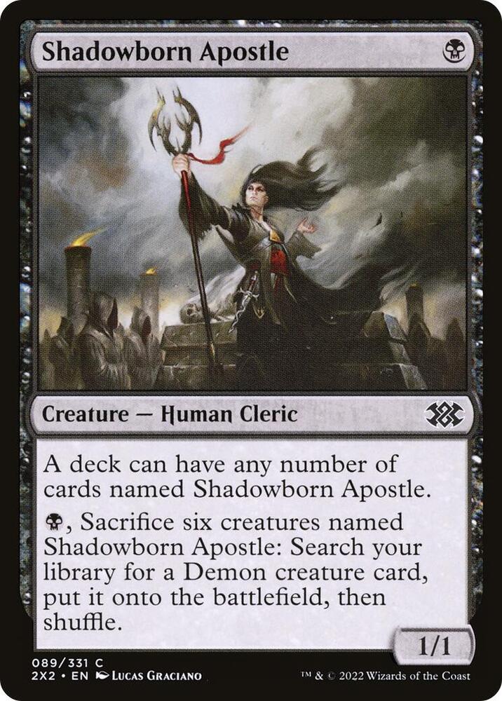 Shadowborn Apostle - Black