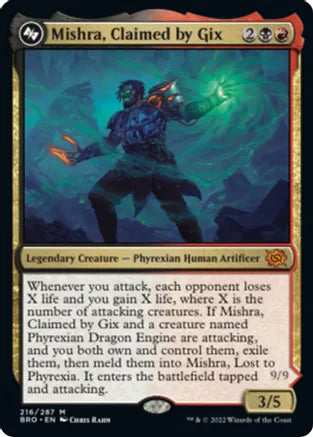Mtg The Brothers' War Mishra, Claimed by Gix