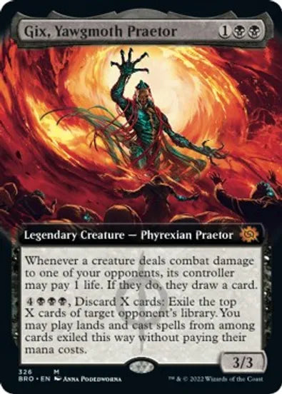 mtg black phyrexian cards Gix, Yawgmoth Praetor