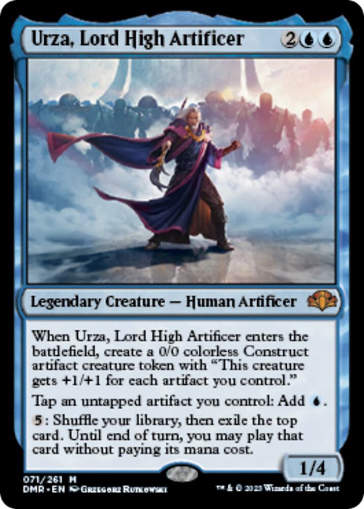 Urza, Lord High Artificer - Blue