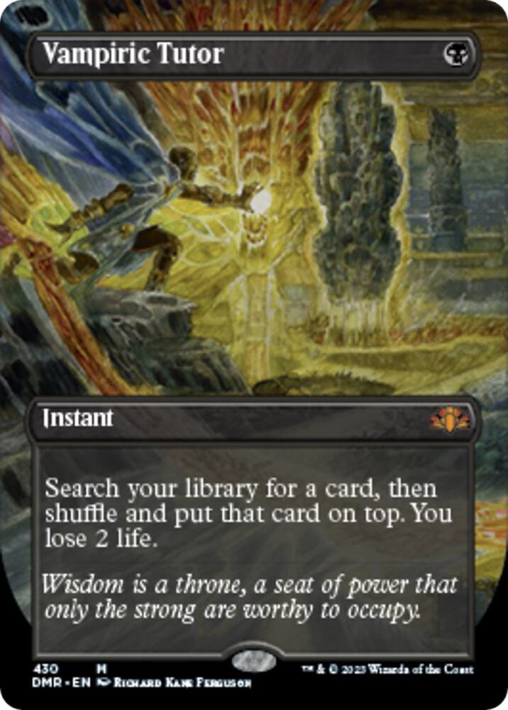 Vampiric Tutor - Black – Infinity Flux