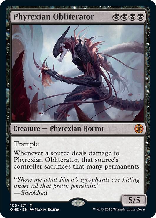 Phyrexian Obliterator - Black  Infinity Flux