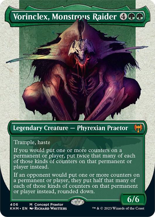 Magic the Gathering Trading Card Game Kaldheim Mythic Rare Vorinclex, Monstrous Raider #199