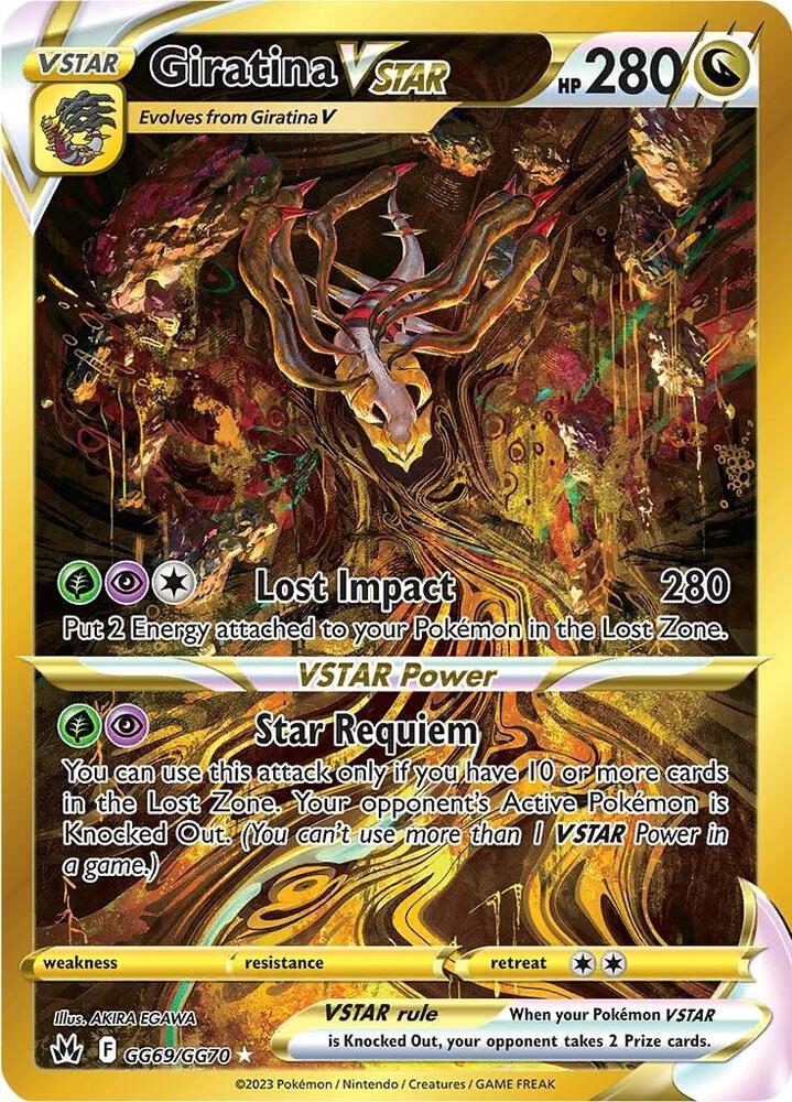 golden dragon pokemon card Giratina VSTAR