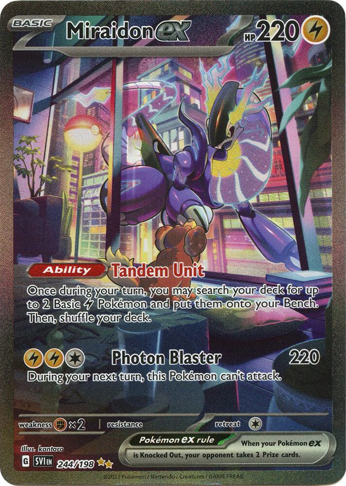 Miraidon EX - Lightning Infinity Flux Miraidon EX - Lightning Infinity Flux