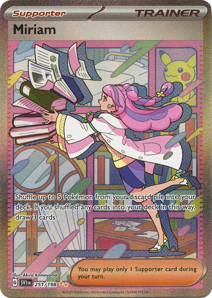 pokemon trainer full art cards Miriam