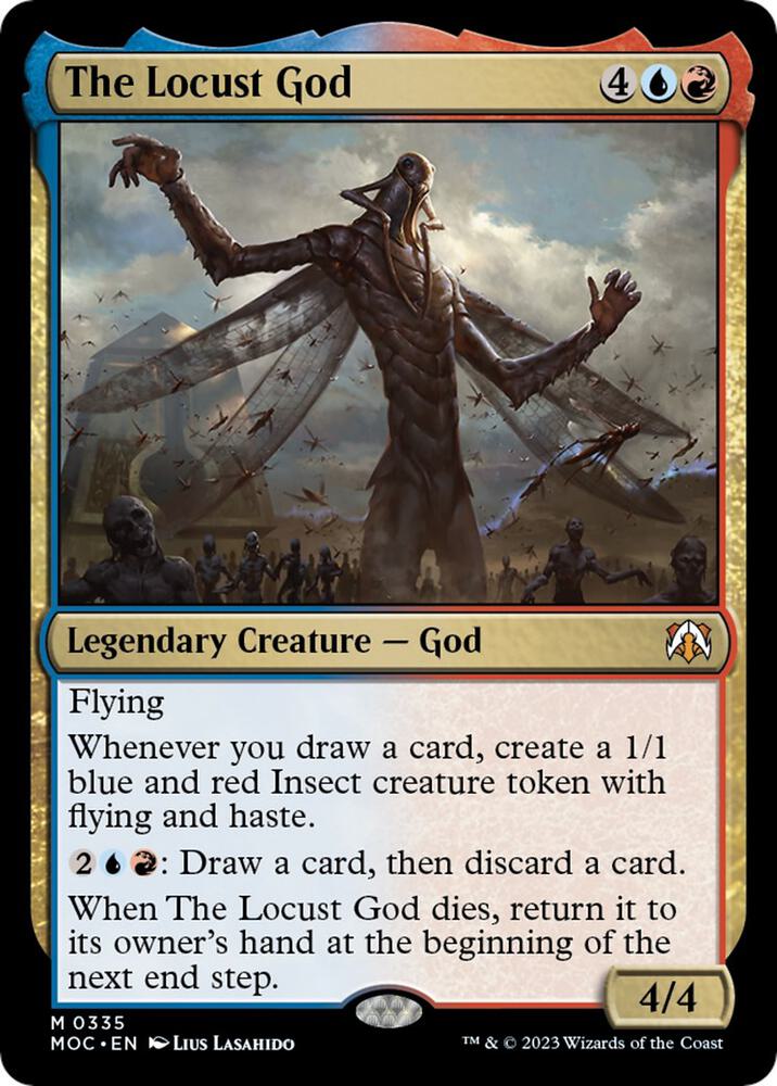 The Locust God - Blue/Red