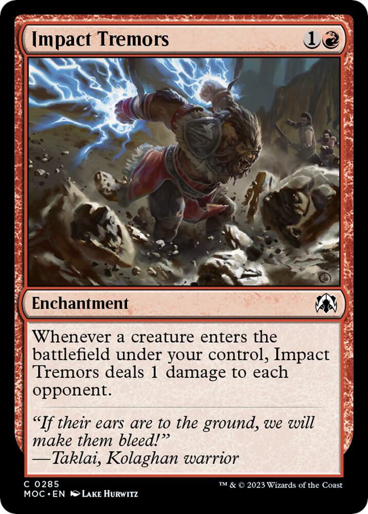 Impact Tremors - Red
