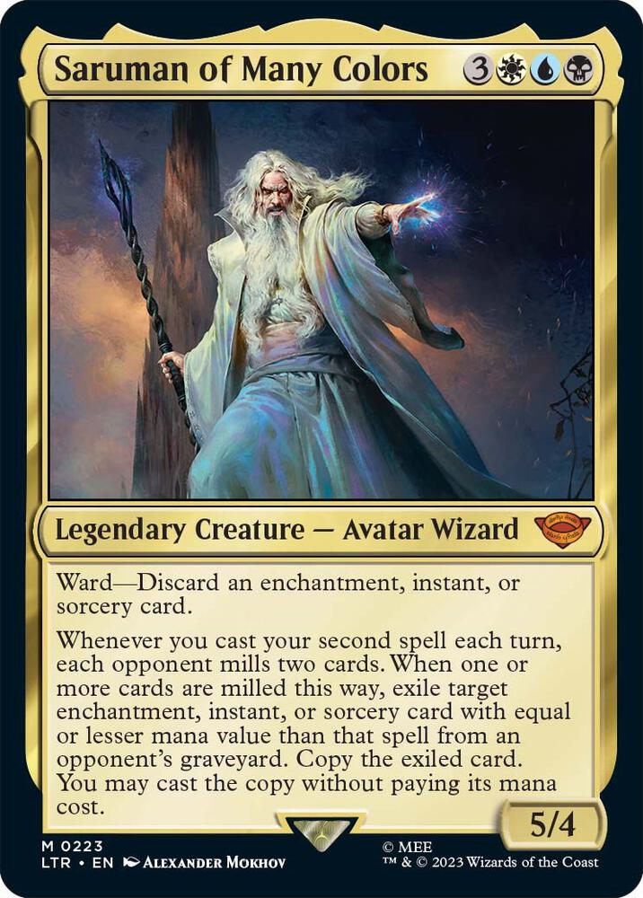 Saruman of Many Colors - White/Blue/Black Infinity Flux Saruman of Many Colors - White/Blue/Black Infinity Flux