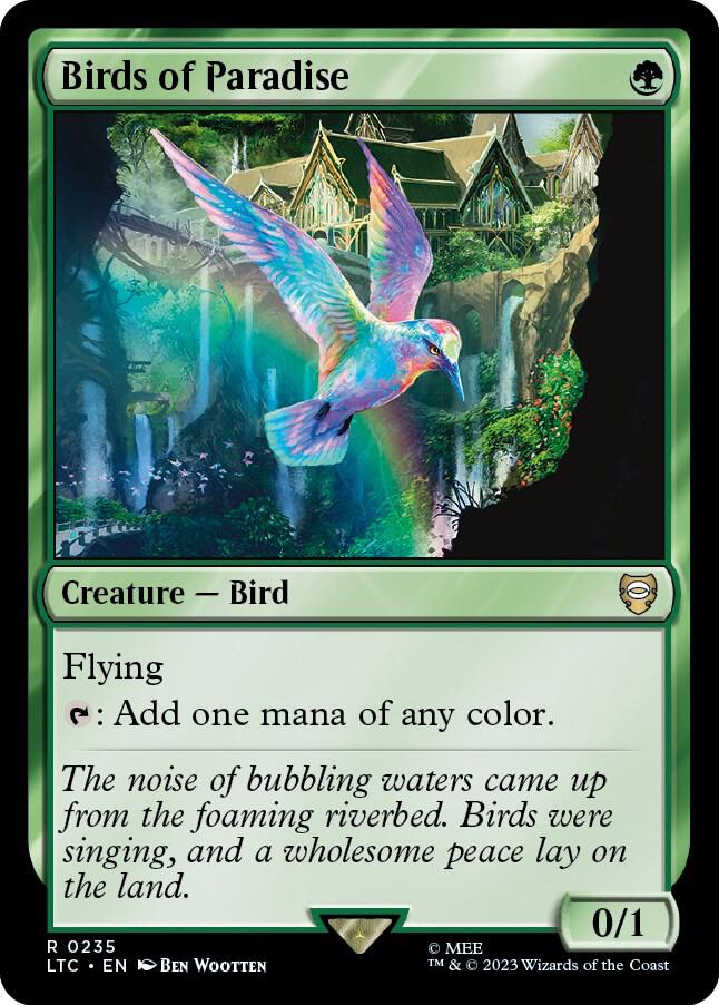 Birds of Paradise - Green
