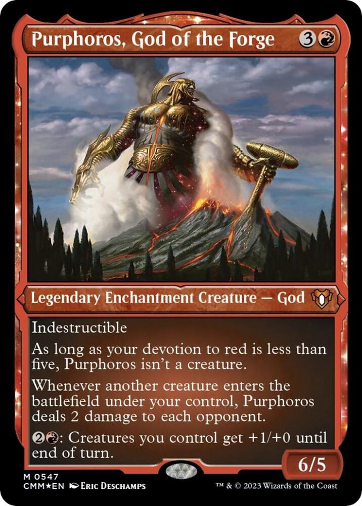 Purphoros, God of the Forge - Red