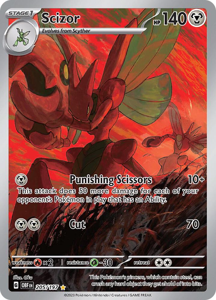 shiny scizor pokemon card Scizor