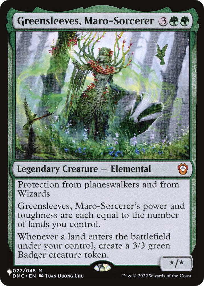 Greensleeves, Maro-Sorcerer - Green