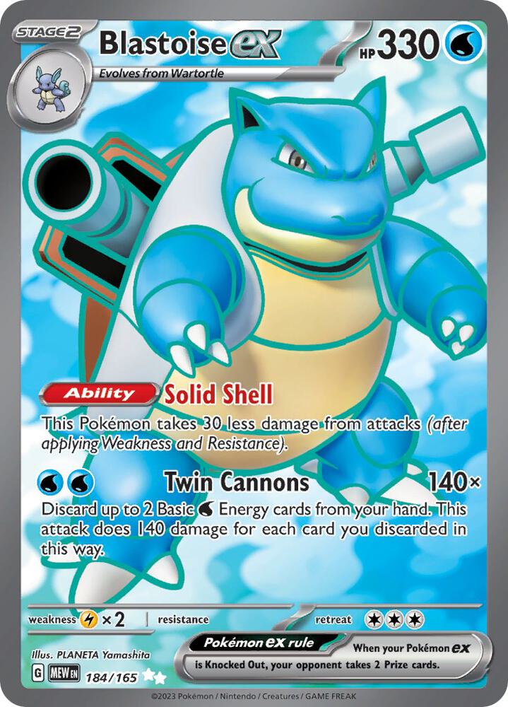 Blastoise EX - Water