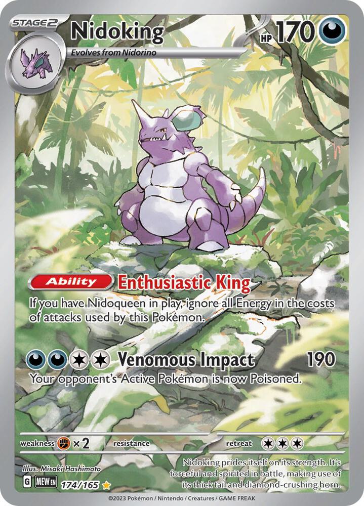 capsakid pokemon card value Nidoking